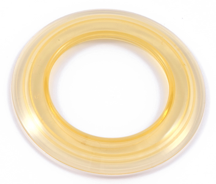 Oeillet à rideau 43mm à clipser couleur jaune transparent