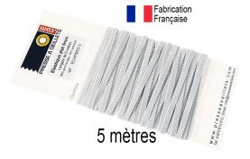 élastique blanc 5mm pour masque