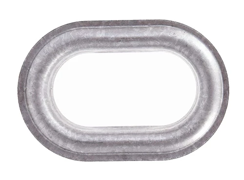 Oeillet oblong ovale 40x20 acier galvanisé